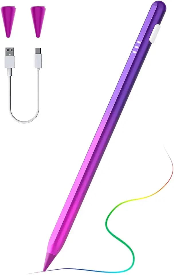 TiMOVO Stylus Pen für iPad 2nd Generation mit Palm Rejection, Lila