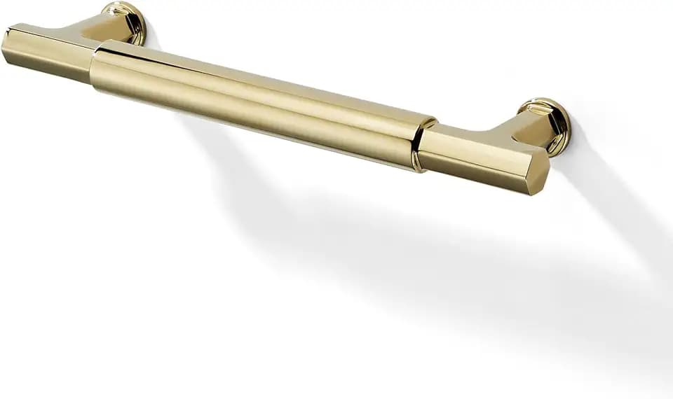 SAILING 10 Pack Cabinet Pulls-6.3 Inch/160mm Kitchen Cabinet Handles Polished Gold Cabinet Pulls for Bathroom Dresser Pulls Hardware Cabinet Handles SA10185