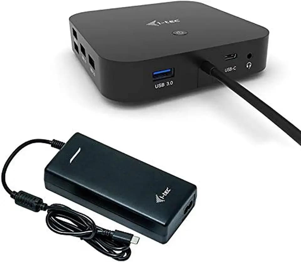 i-tec USB-C Dockingstation 2x4K mit 100W Stromversorgung - 2X DisplayPort 1x USB-C 3X USB 3.0 2X USB 2.0 1x GLAN 1x Audio/Mik
