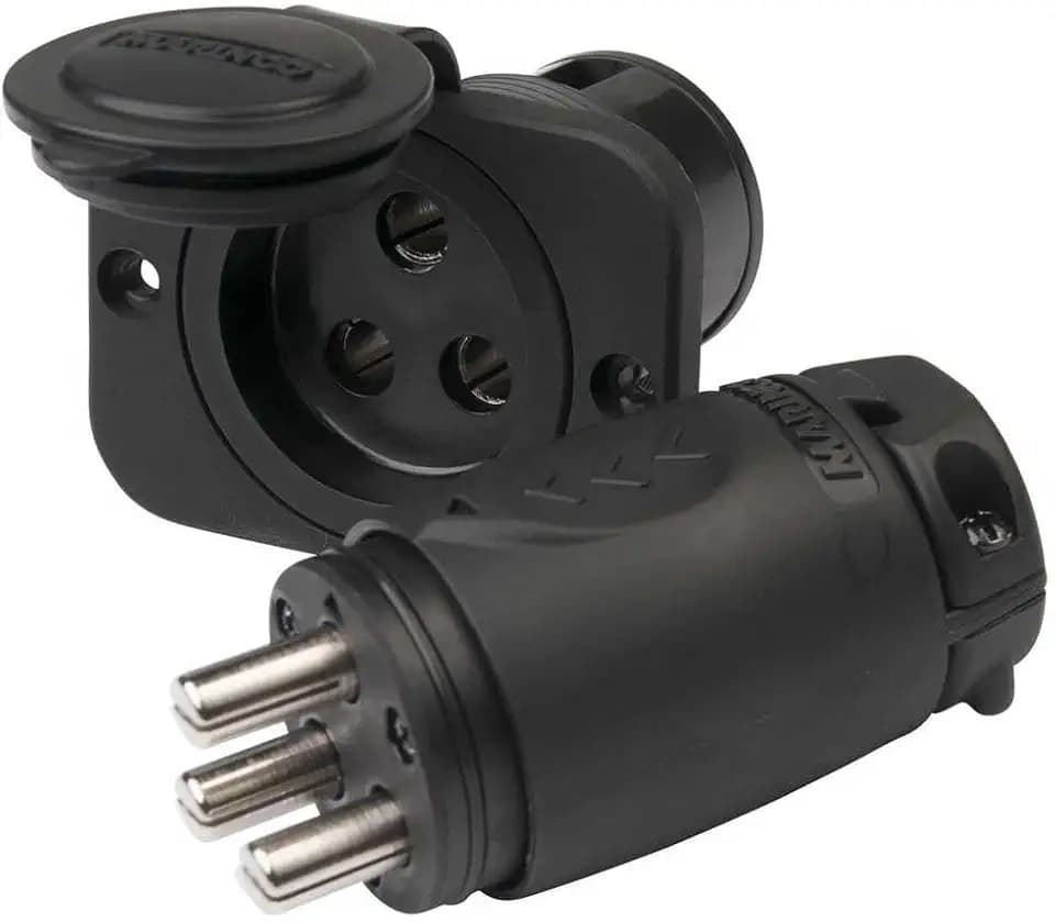 Marinco 70A Trolling Motor Plug and Receptacle Kit