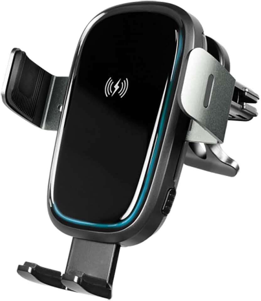 Logilink PA0277 - Kabellose Smartphone-Ladehalterung für den KFZ-Lüftungsschacht, 360° drehbar, geeignet für 4,7–7" Smartphones