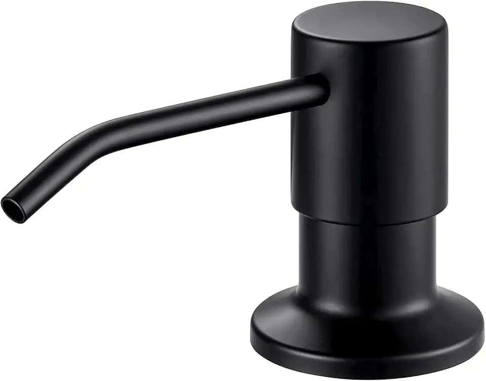 Kitchen Sink Soap Dispenser, Stainless Steel Pump Head with 17Oz Bottle