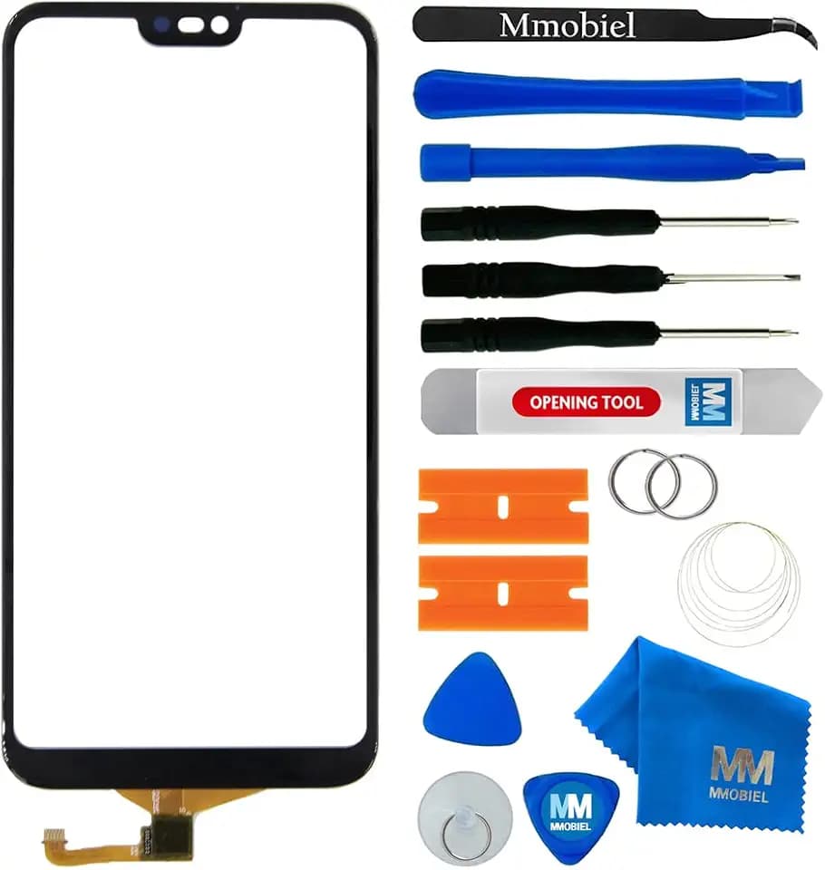 MMOBIEL Digitizer Touchscreen Display Ersatz kompatibel mit Huawei P20 Lite 5.84 Inch (Schwarz) Display inkl Werkzeug