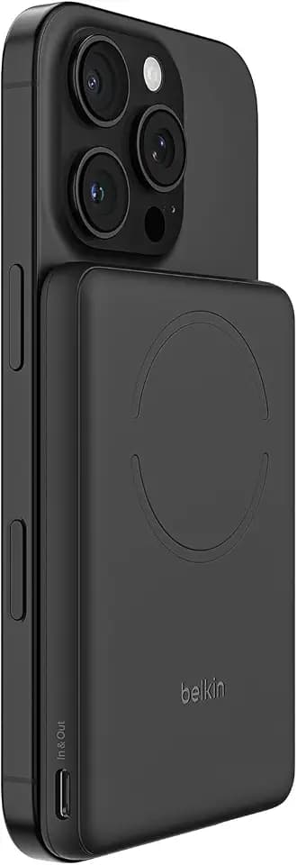 Belkin BoostCharge 5000mAh Magnetische Power Bank mit Magnetring – Schwarz