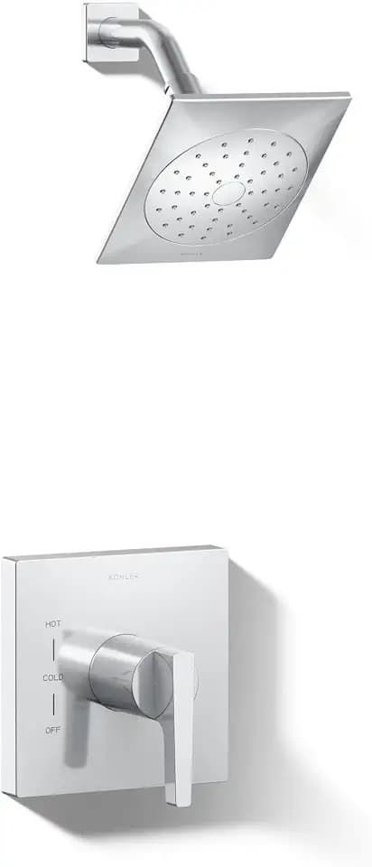 KOHLER Honesty Rite-temp Shower Trim with 1.75 Gpm Showerhead and Lever Handle
