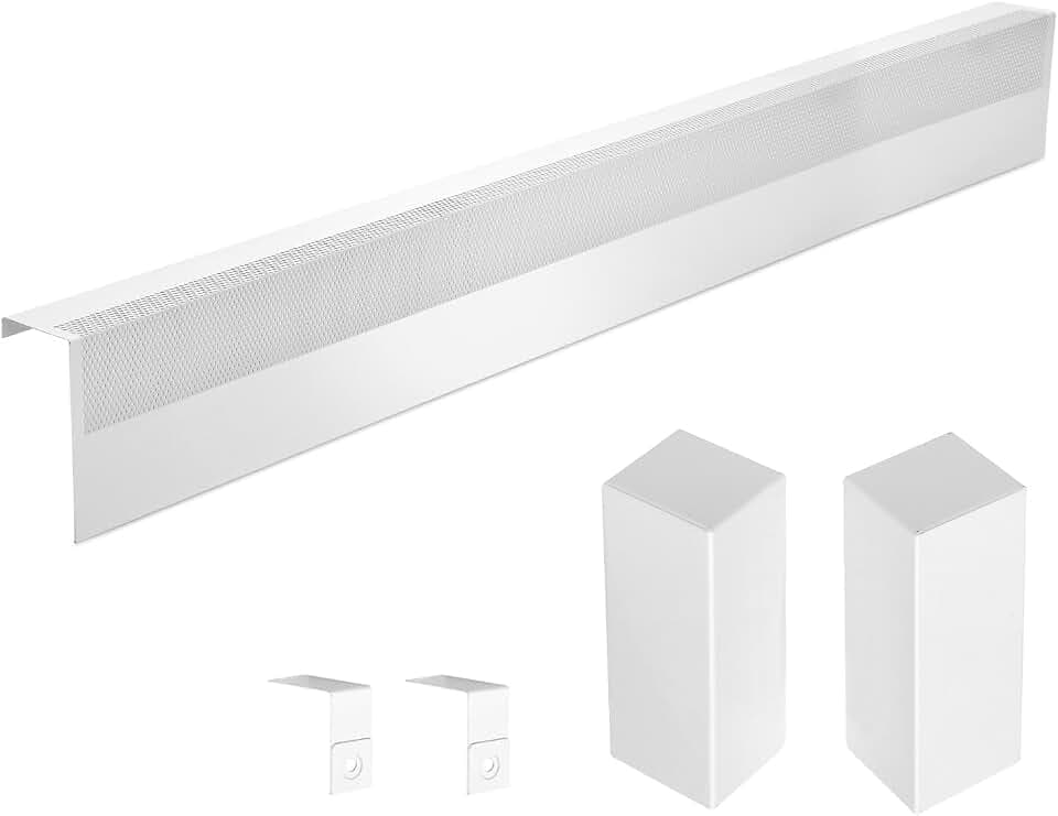 Redants 6 FT Baseboard Heater Covers with Left and Right Endcaps