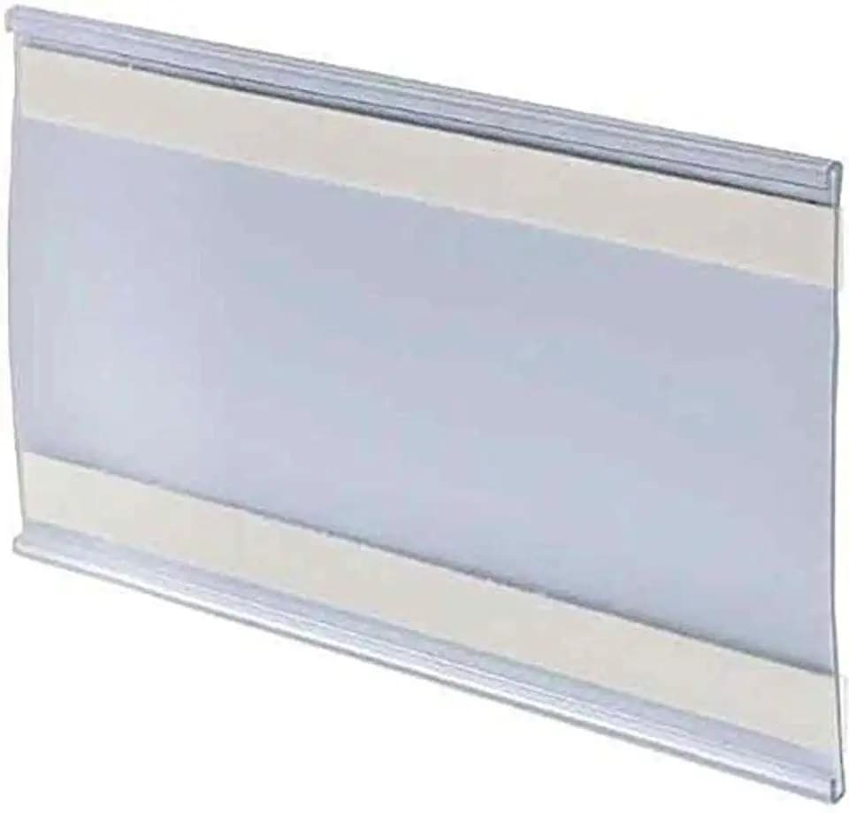 Azar Displays 199613 6-Inch Width by 4-Inch Height Adhesive Back Nameplate, 10-Pack