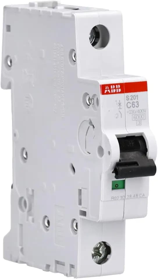 ABB S201-C63 Leitungsschutzschalter - 1-polig 63A Sicherungsautomat Typ C