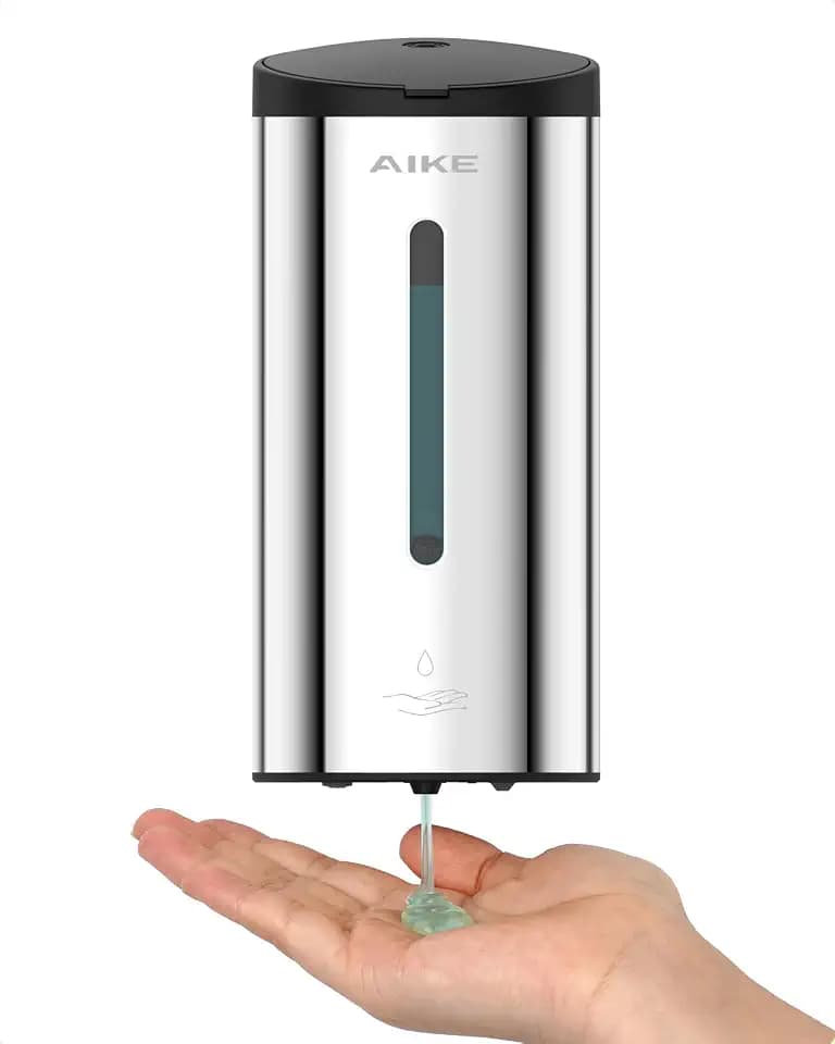 AIKE Automatic Liquid Soap Dispenser,25oz Capacity for Bathroom,Polished