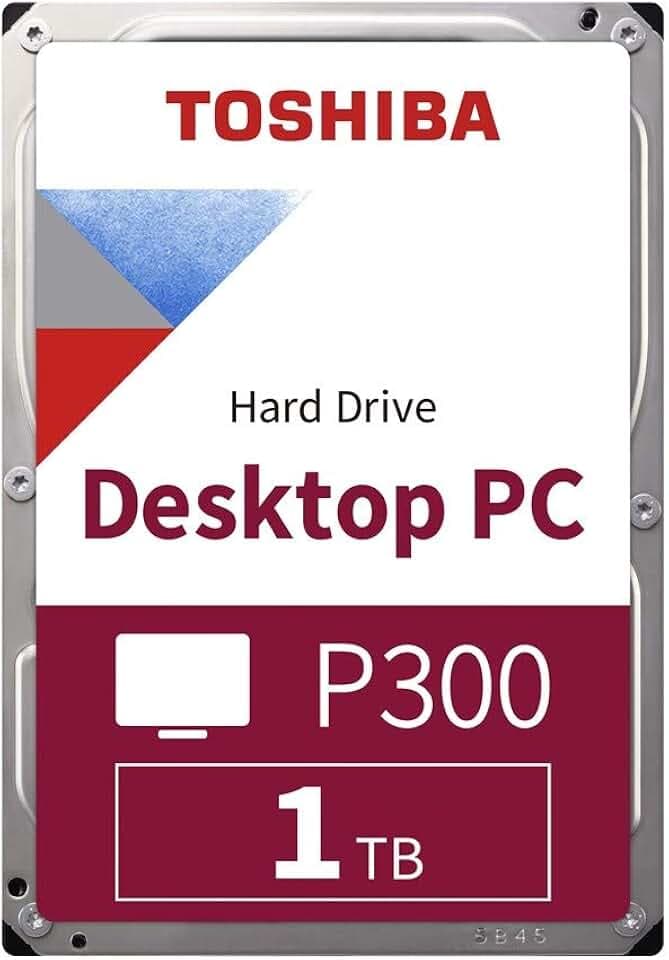 Toshiba P300 Festplatte 1 TB SATA 3.5" intern 6Gb/s 7200 rpm Puffer: 64 MB