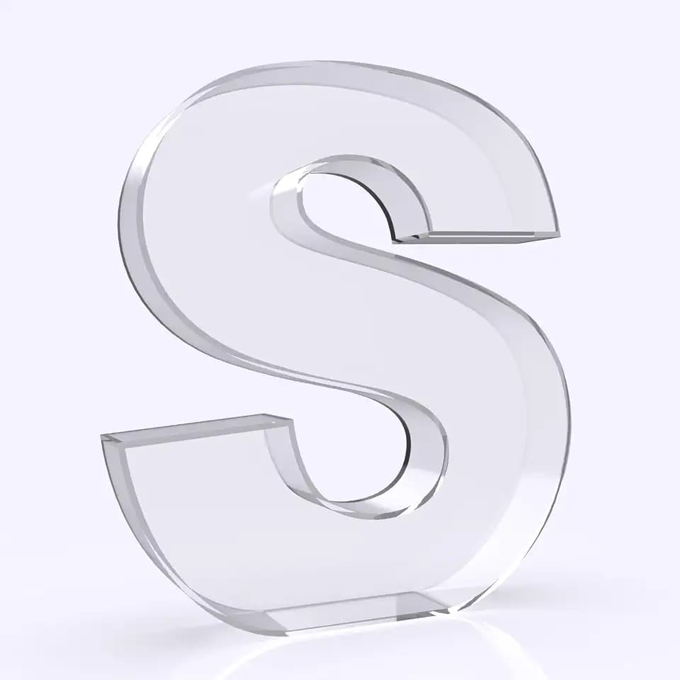 11" Acrylic Letter Charcuterie Box, Reusable Fillable Alphabet Number Shaped Form Tray for Birthday Anniversaries, Party Decorative Serving Plates Display Candy Cake (S)