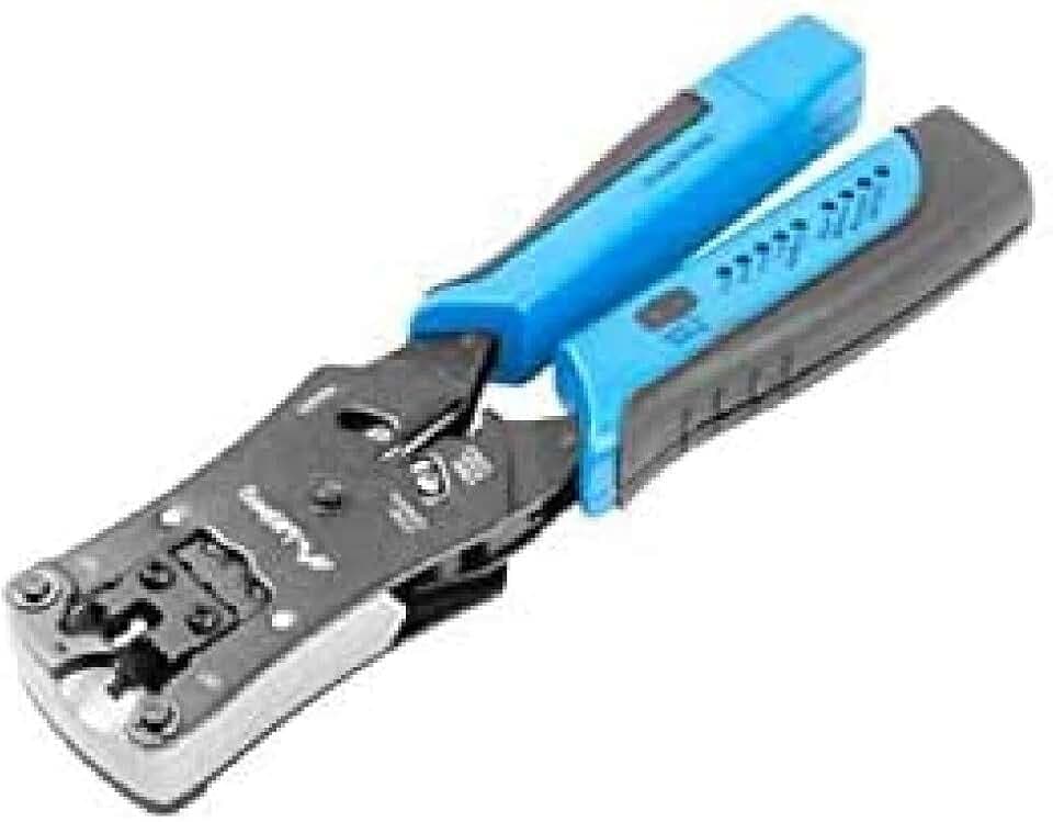 lanberg CRIMPADORA DE Cables NT-0203 CRIMPADORA, Negro, Azul