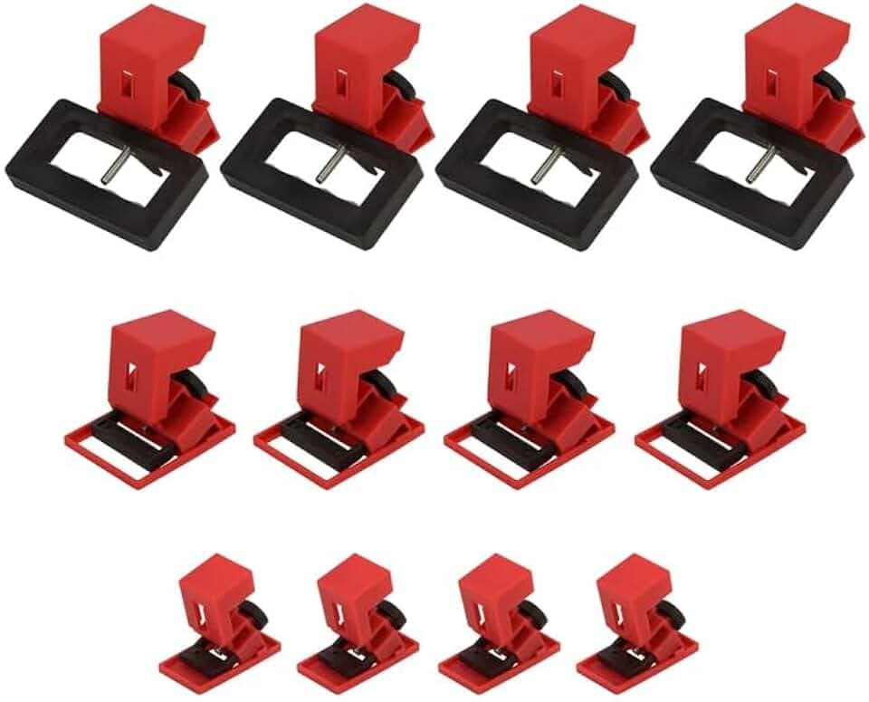 12 Pcs Circuit Breaker Lockout Device Kit,Medium/Large/XL