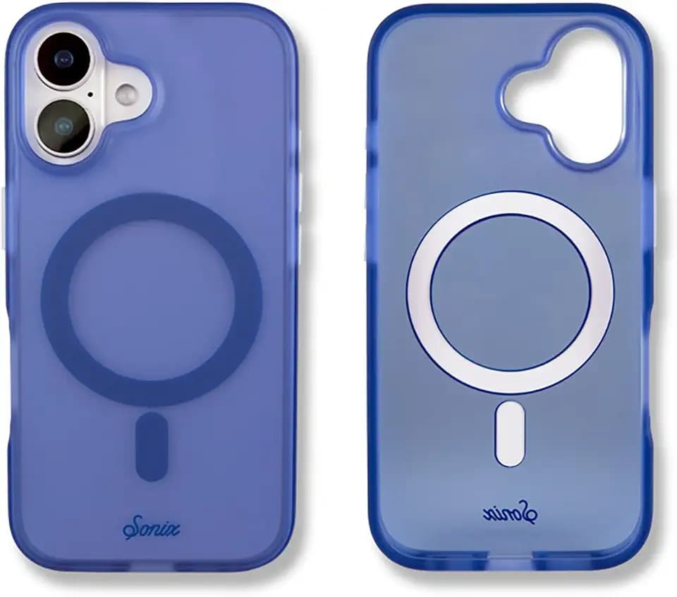 Sonix Case for iPhone 16 | Compatible with MagSafe | 10ft Drop Tested | Frosted Matte Navy