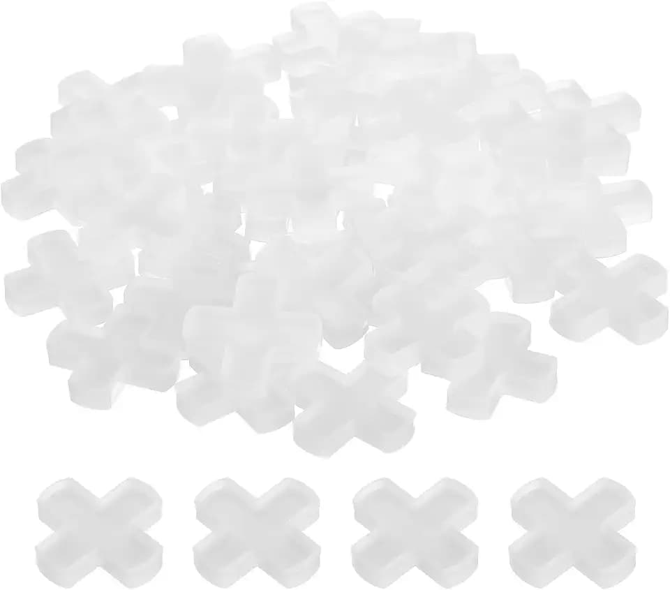 QUARKZMAN Fugenkreuze für Terrassenplatten 10mm - 400 Stück "+" - From Fliesenkreuze Abstandshalter, Kreuze im Außenbereich für Platten Pflaster Terrasse Balkon
