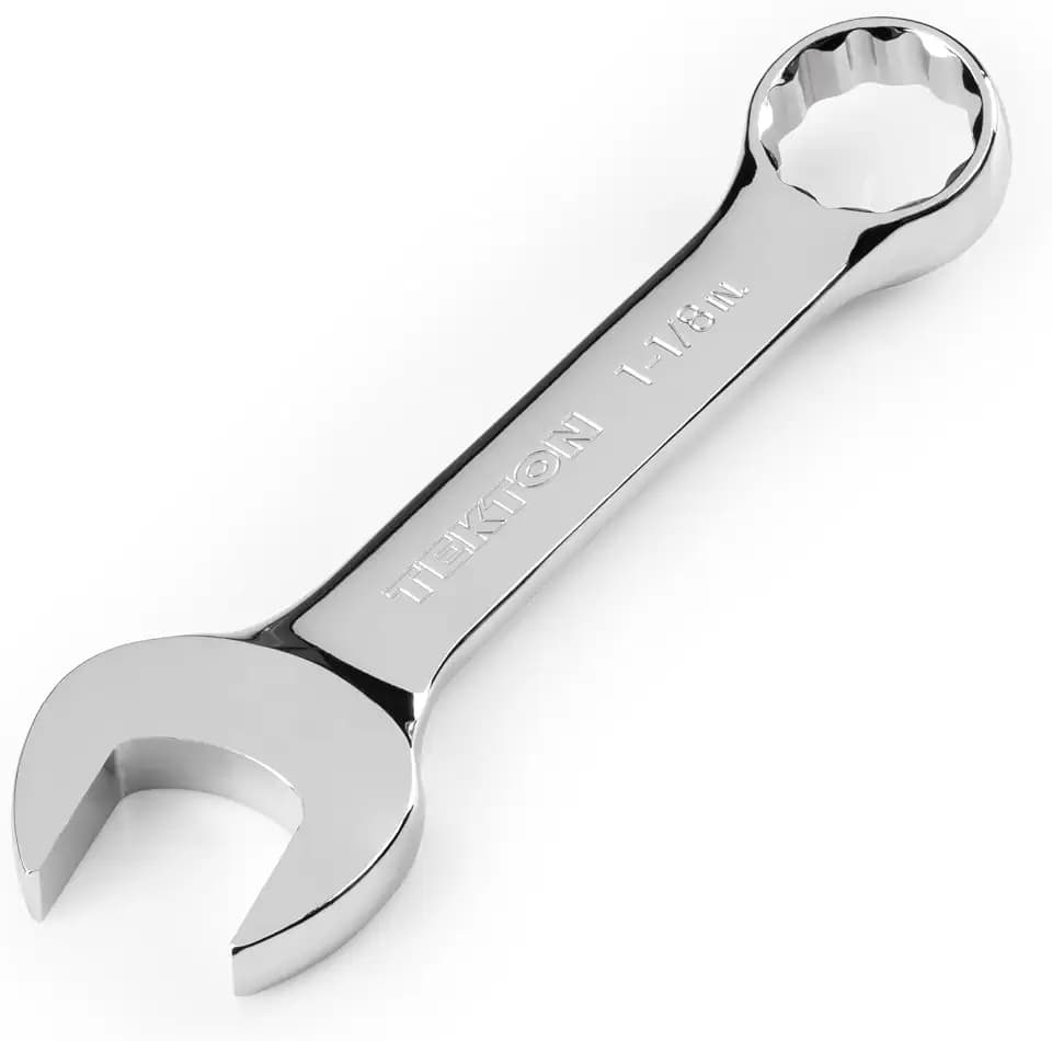 TEKTON 1-1/8 Inch Stubby Combination Wrench | 18058