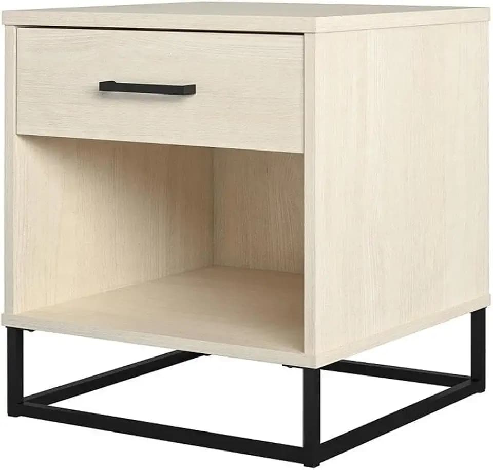 Novogratz Kelly Nightstand, Ivory Oak