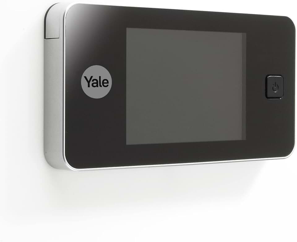 Yale Standard Digitaler Türspion 500 - Live-Ansicht - Hochwertige Kamera - Silber