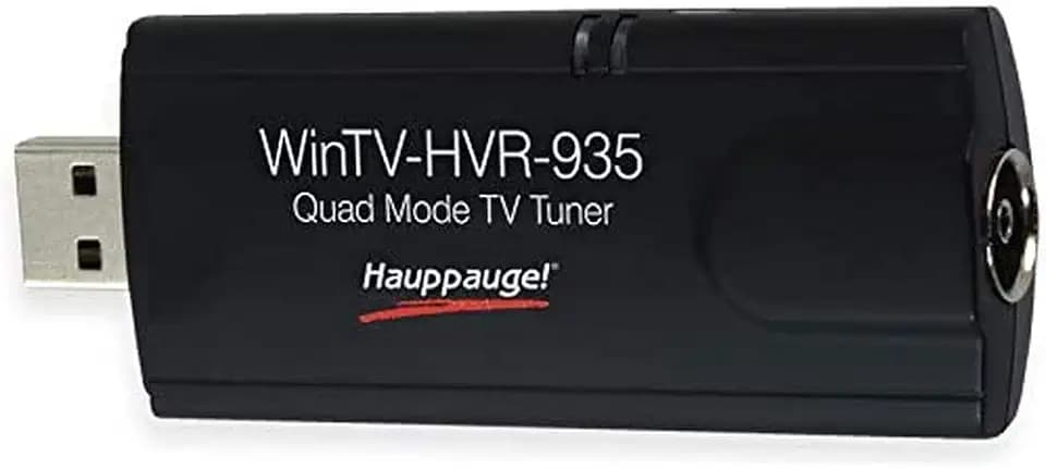 Hauppauge WinTV-HVR-935HD 01588 - USB Hybrid TV-Tuner - digitales Fernsehen DVB-T2 HD, DVB-C HD, DVB-T, Analog-TV für Laptop oder PC