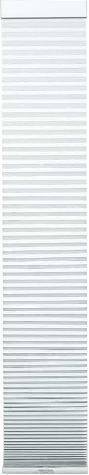 DEZ FURNISHINGS Cordless 1.5" Blackout Sidelight Cellular Shade, 12" W x 72" H, White