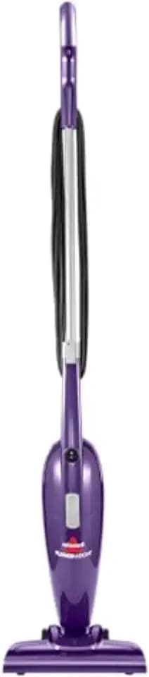Bissell 20334 Featherweight Stick Lightweight Bagless Vacuum and Electric Broom with Crevice Tool for Hard Floors and Carpets, Purple