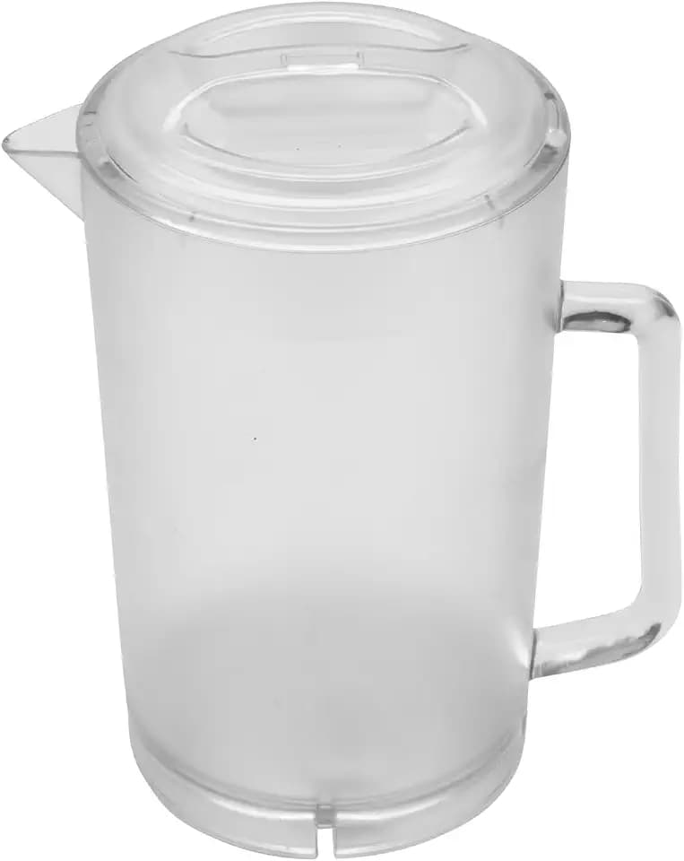 G.E.T. 64 oz / 2 Quart Clear Plastic Pitcher with Lid