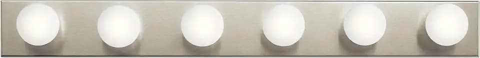 Kichler 6-Light Bathroom Vanity Light, Brushed Nickel