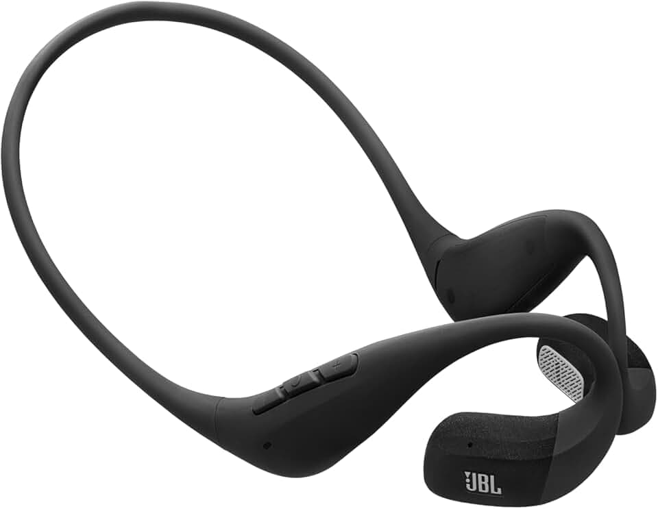 JBL Endurance Pace Open-Ear-Sport-Kopfhörer mit Bluetooth, Schwarz/Grau