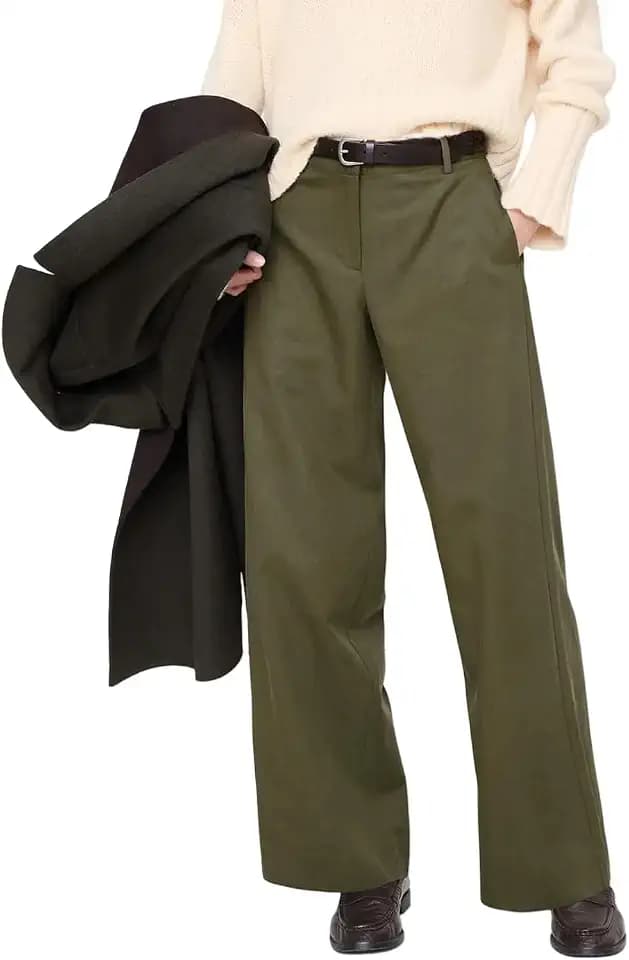 Banana Republic Women's The Everyday Wide-Leg Pant in Tencel Cotton