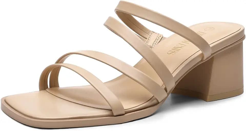 DREAM PAIRS Women's Block Low Heel