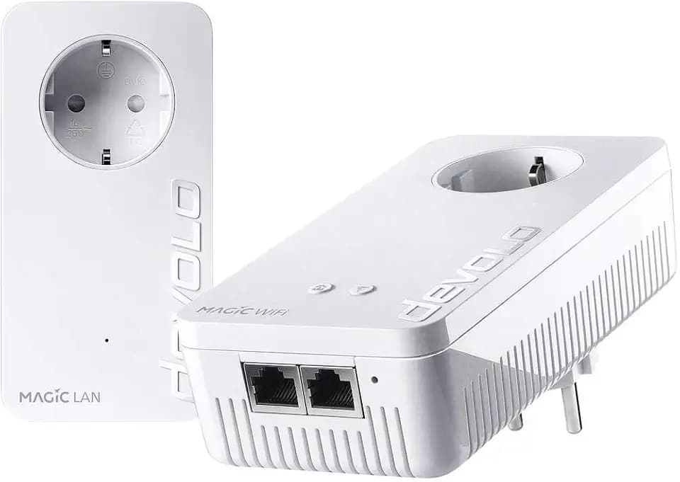 Devolo Magic 1 Wifi Starter Kit 1200 Mbit/s Collegamento Ethernet Lan WI-Fi Bianco 2 Pz (devolo Magic 1 Wifi - Starter Kit - Br)