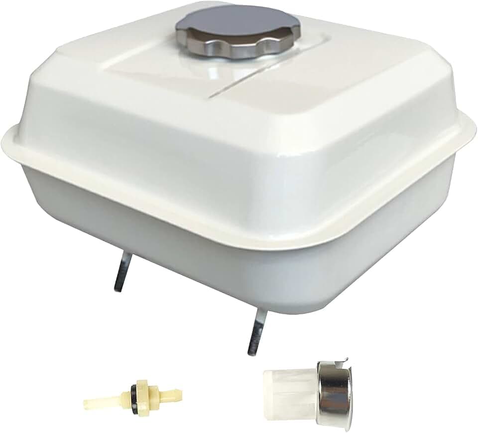 Fuel Gas Tank Cap Filter Compatible with Honda GX140 GX160 5.5HP GX200 6.5HP Motorcycle Accessories (White)