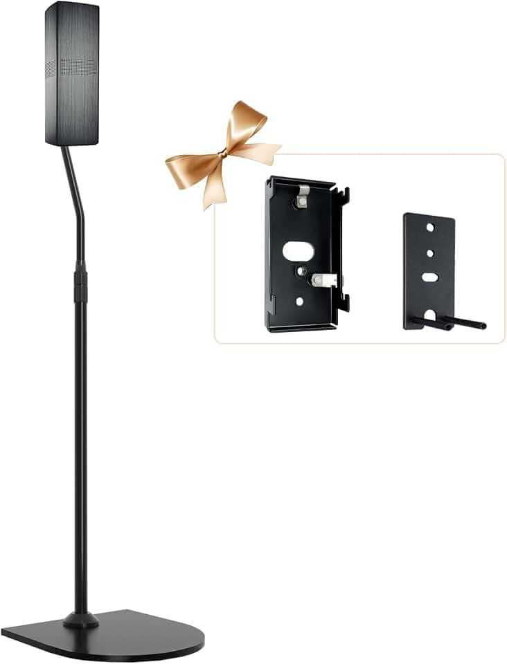 Höhenverstellbarer Ständer für Bose Surround 700, OmniJewel Lifestyle 650, für Bose-Lautsprecherständer mit Slideconnect Halterung, for CineMate GS Serie II, für OmniJewel Ständer