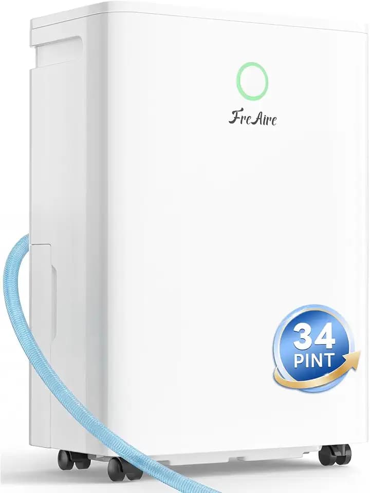 FreAire 34Pint Dehumidifier for 2500Sq.Ft