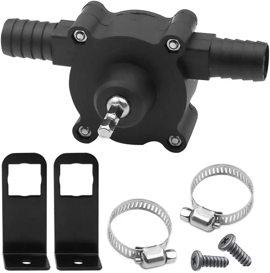 KongLyle Mini-Elektropumpe für Bohrmaschine, Diesel, Öl, Flüssigkeit, Wasser, selbstansaugende Transferpumpen, schnelle Pumpgeschwindigkeit