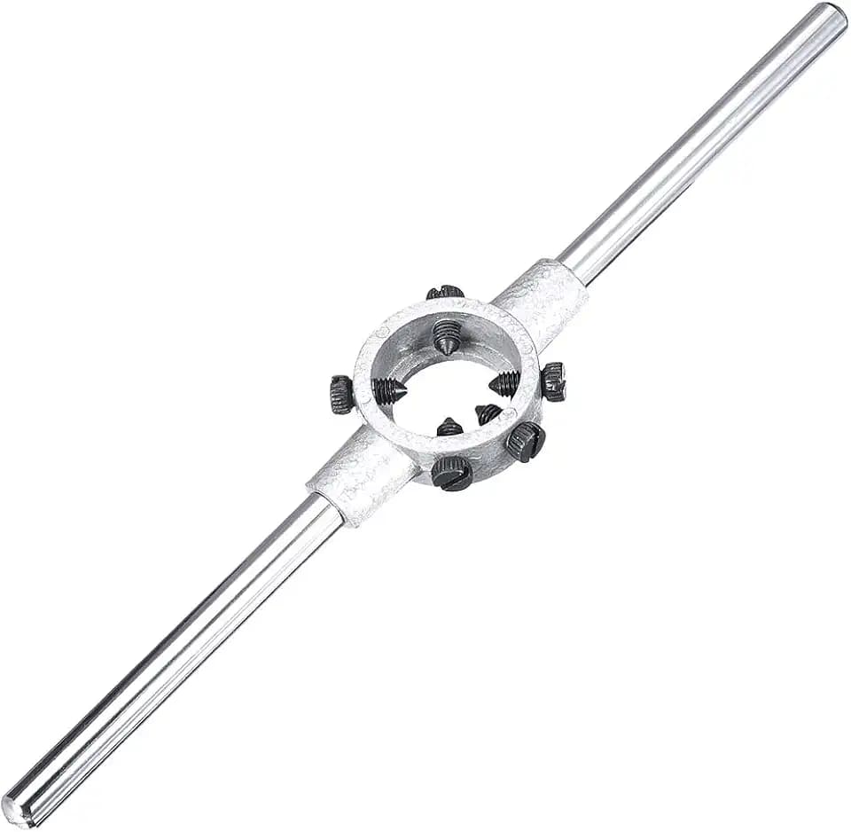 uxcell Die Stock Handle Wrench Holder for Metric M7-M9 / 12mm-25mmm OD Round Die