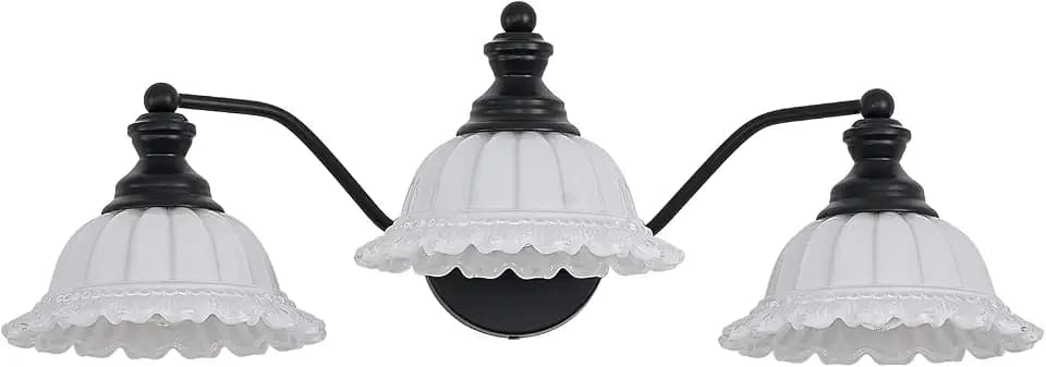 XIEDUN Black 3 Light Vanity Light Modern Bathroom Vanity Light Fixture