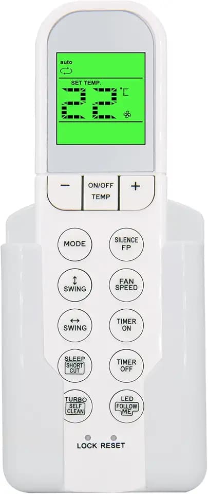 Replacement Remote Control for Mirage Air Conditioner V.0117 ELF120Q CLF120Q ELF121Q CLF121Q ELC120Q CLC120Q ELC121Q CLC121Q ELF181Q CLF181Q ELF261Q CLF261 ELC181Q CLC181Q ELC261Q CLC261Q