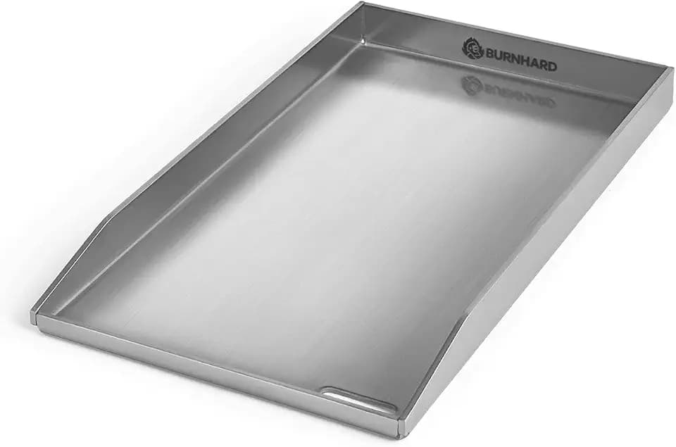 BURNHARD® Plancha Grillplatte Edelstahl für Gasgrill Fred Serie