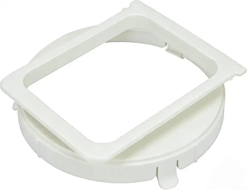 5.9 Inch Portable Air Conditioner Hose Connector, Comes with Threaded Adapter for Repairing Broken AC Hoses, PVC Replacement Adapter for Rectangle Plug-In Exhaust Port
