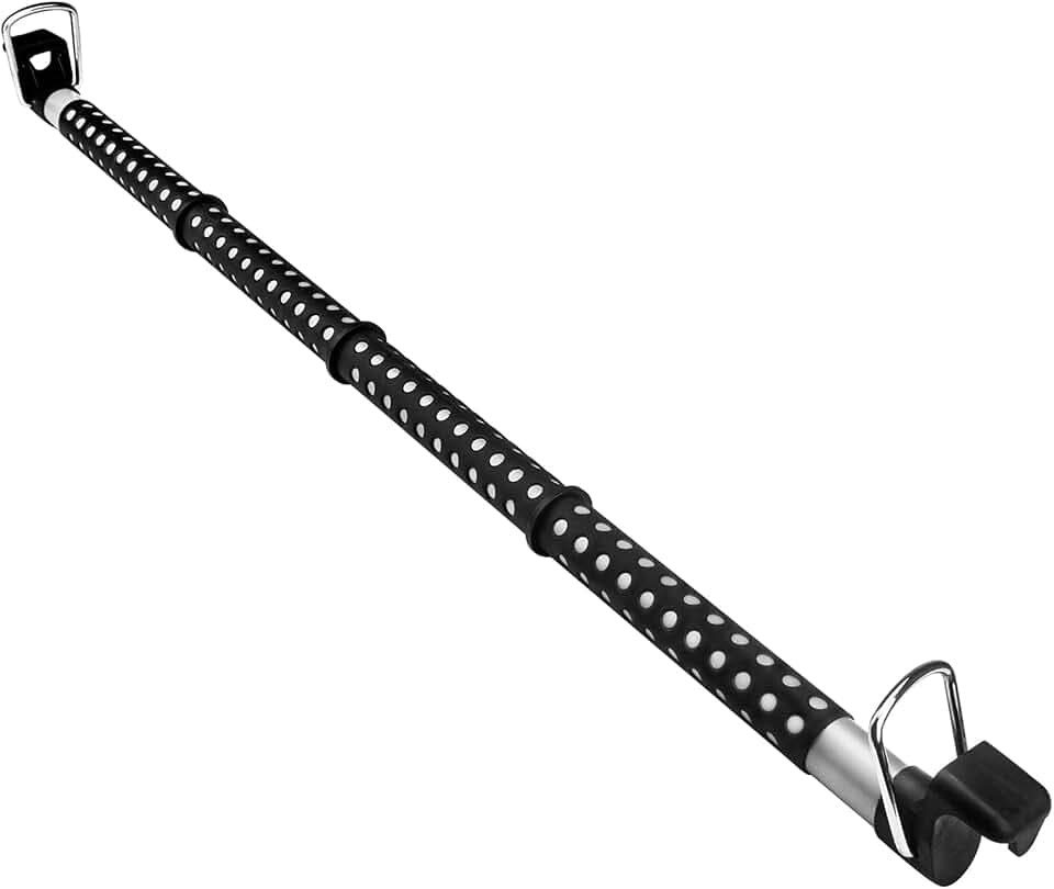 Beinhome Kleiderstange Auto,Vehicle Kleiderbügel mit Starken Metall und Gummigriffen Besten für Reisen,Kleiderständer Passend für die Meisten Autos,SUVs,and RVs(90-162.5cm)