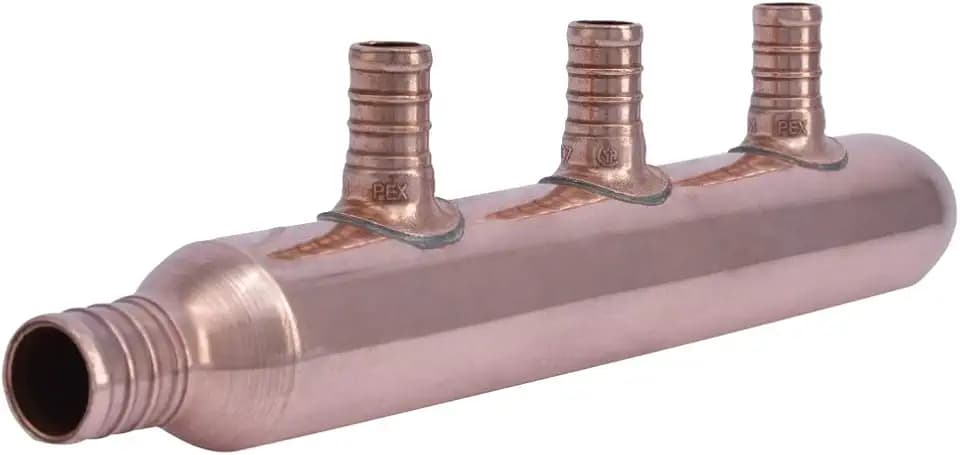 SharkBite 3 Port Closed Crimp Copper Multi-Port Tee, Plumbing Fittings, PEX, PE-RT, 22783