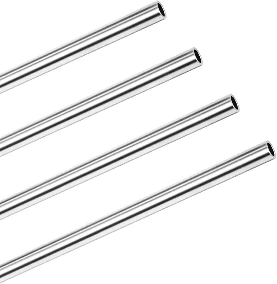 3/8" OD x 0.035" Wall x 12",316 Stainless Steel Tube, 4 Pack