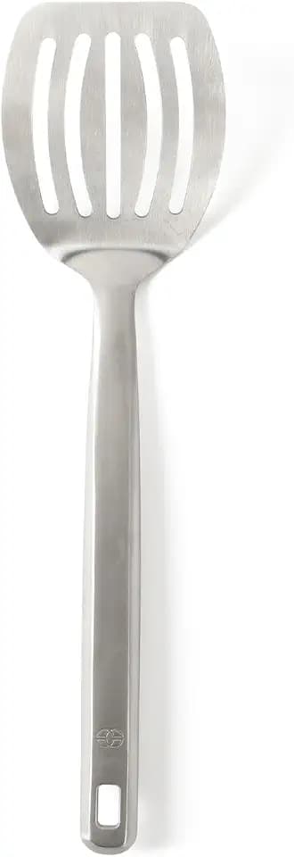 Calphalon Prime Slotted Turner, Barbecue Turner, Stainless Steel Slotted Spatula for Cooking, Kitchen Flipping Spatula, Heat-Resistant and Durable Kitchen Utensil for Kitchens