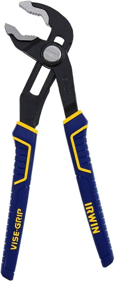 IRWIN Vise-Grip Pliers, V-Jaw, 10-Inch, Press & Slide Button, Anti-Pinch & Slip (2078110)