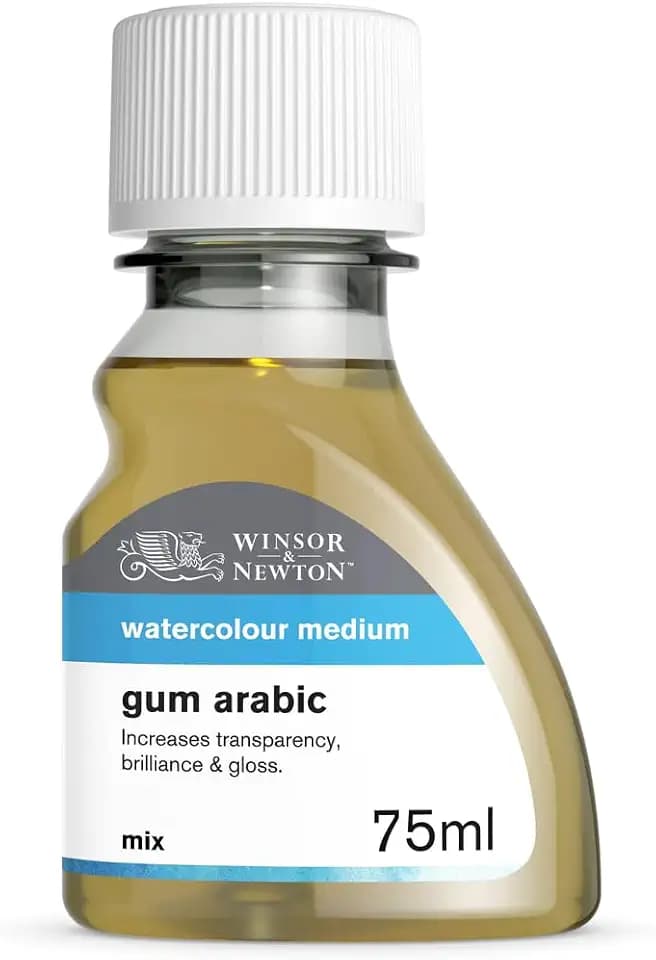 Winsor & Newton Watercolor Medium, Gum Arabic, 75ml Bottle