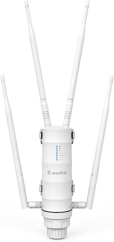 WAVLINK AC1200 Wireless Access Point Outdoor Wetterfest Dual Band 2.4+5G 1200Mbit/s WLAN AP/WLAN Repeater Easymesh 3 in 1 mit PoE Gigabit Port