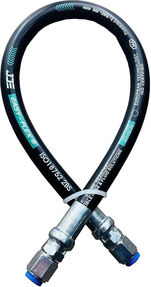 26711-04-04-36 Hydraulic Hose Swivel Assembly 1/4" Hydraulic Hose with Female JIC X Female JIC, 36" Long, 5800 PSI