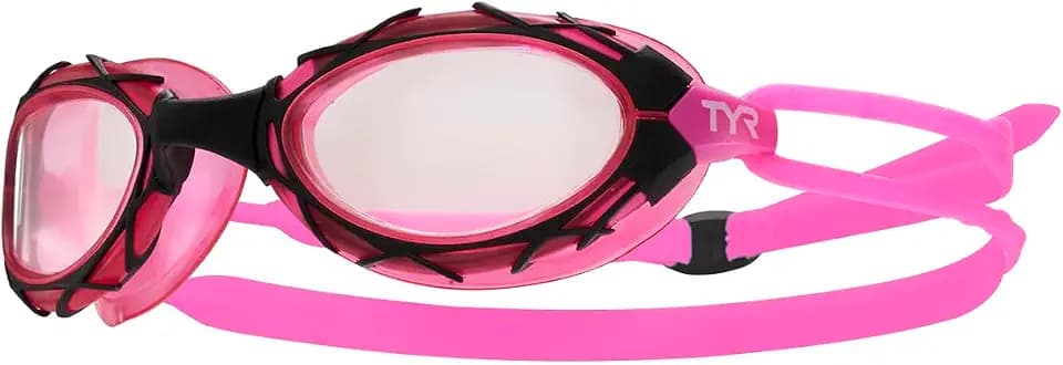 TYR Adult Nest Pro Goggles - Grid-Frame Unibody Triathlon Swim Eyewear