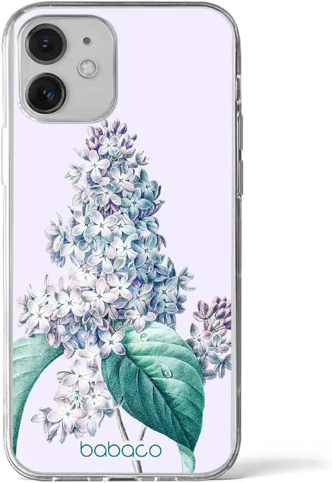 Babaco ERT Group Handyhülle für iPhone 12 Mini Original und offiziell Lizenziertes Muster Flowers 024 optimal an die Form des Handy angepasst, hülle aus TPU
